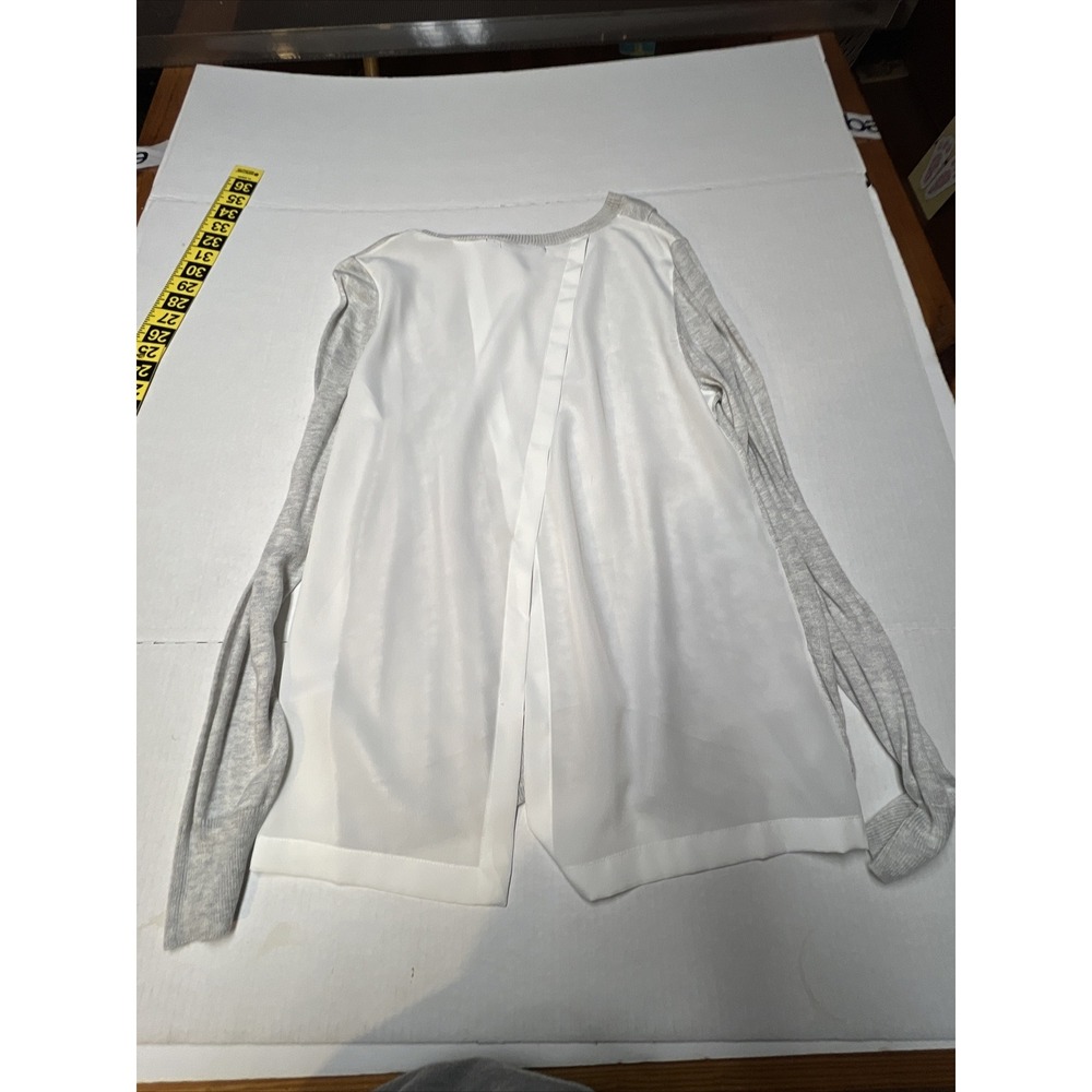 Daisy Fuentes Women's SZ Large Sweater Media Split Back Hi Low NWT - Picture 9 of 12